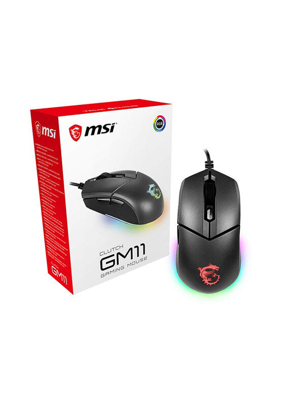 

Multiple MSI Clutch GM11 5000 Adjustable Wired Gaming Mouse, Black