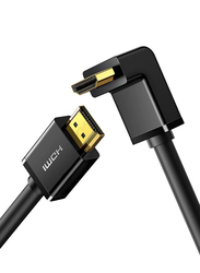 Ugreen 2-Meters Cable, HDMI to HDMI Right Angle 90 Degree, Black