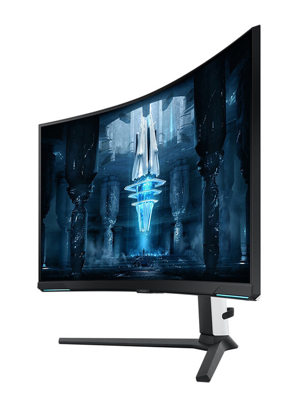 Samsung 32 Inch Odyssey Neo G8 4K Curved UHD Gaming Monitor, LS32BG850NMXUE, White/Black