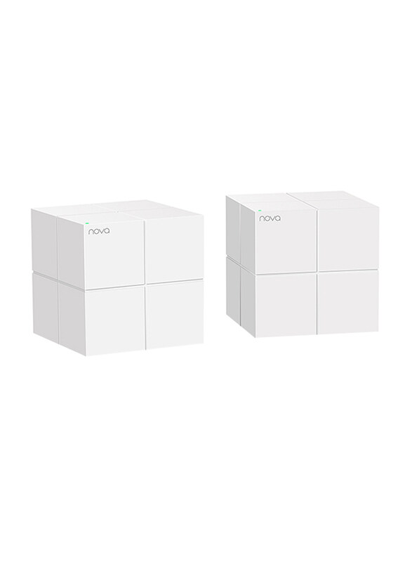 

Tenda Technology Nova MW6 Whole Home Mesh WiFi System AC1200, 2-Pack, White