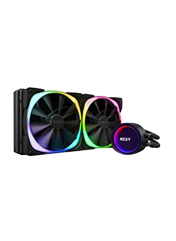 

NZXT Kraken X63 RL-KRX63-01 All-In-One RGB CPU Liquid Cooler with 280mm Fans, Black