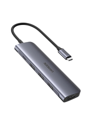 Ugreen 5-in-1 Hub, USB Type C to Multiple Type with 4K HDMI, Grey