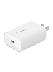 Belkin USB-C PD PPS Wall Charger, 25W, White