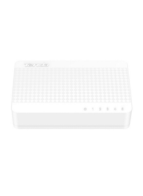 

Tenda 5-Port Ethernet Switch, S105, White