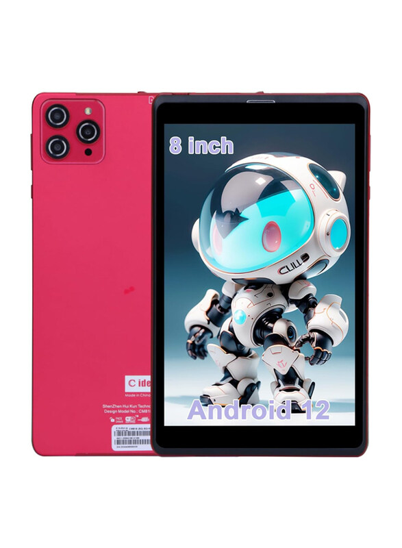 

C idea CM818 512GB Red 8-Inch Tablet, 8GB RAM, 5G