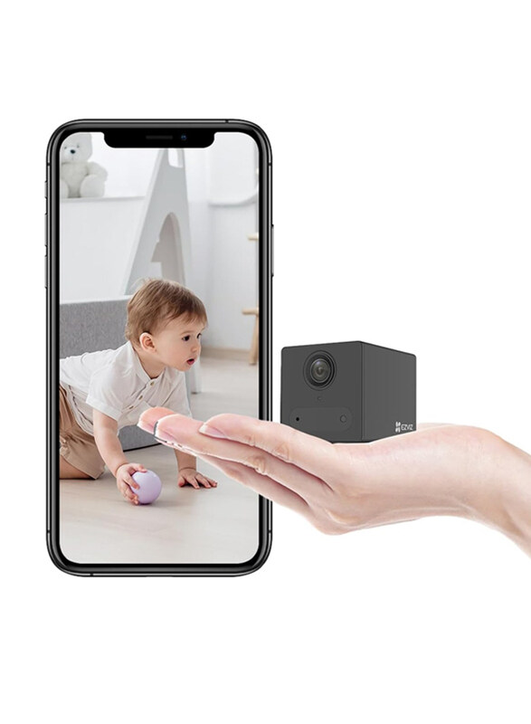 

Ezviz CB2 1080p WiFi Magnetic Base Mini Security Camera with Battery & Smart Human Motion Detection, Black