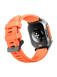 Hifuture Ultra 3 2 Inch Smartwatch with Bluetooth Calling & Heart Rate Monitor, Orange