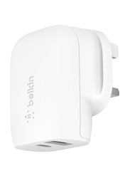 Belkin AC Wall Charger, 32W, White