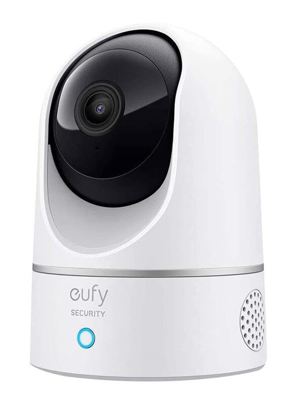 

Eufy 2K Indoor Pan & Tilt Home Security Indoor Camera with Motion Tracking, Night Vision, MicroSD Card Required, White