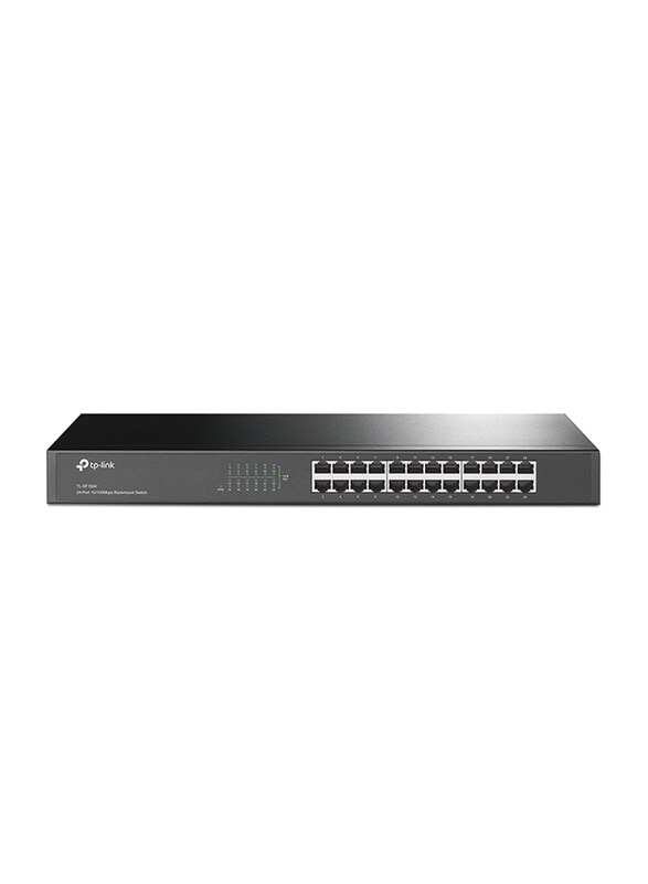 

TP-Link 24-Port 10/100Mbps Rackmount Switch, TL-SF1024, Black