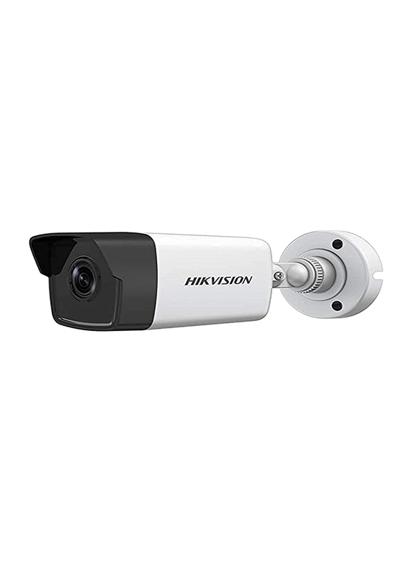 Hikvision 4MP IR Fixed Bullet Camera, DS-2CD1043G0-I, White/Black