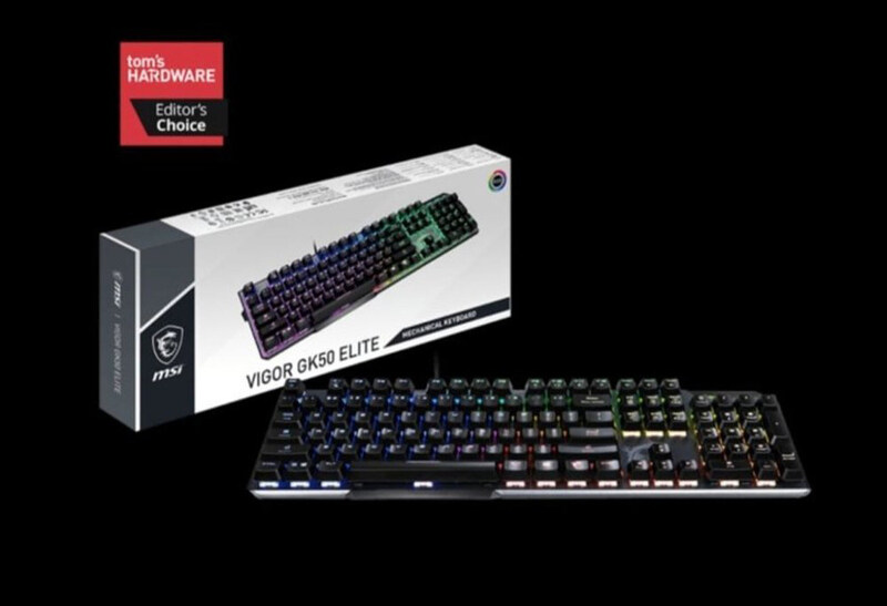 

Multiple MSI Vigor Gk50 Elite Kailh Gaming Keyboard, Blue