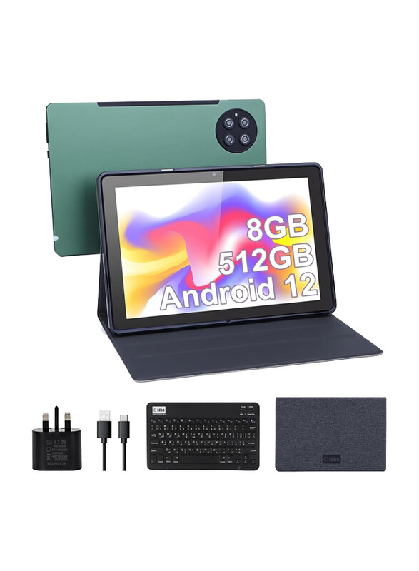 

C idea CM7800 Plus 512GB Green 10-Inch Tablet, 8GB RAM, 5G