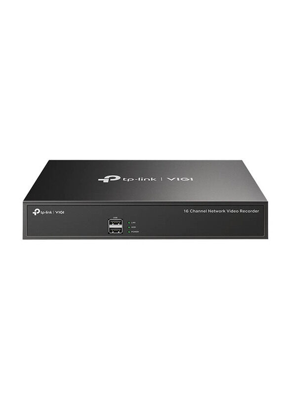 

TP-Link VIGI NVR1016H 16 Channel Network Video Recorder, Black