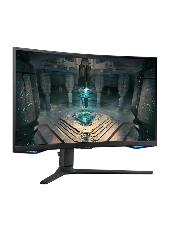 Samsung 32 Inch Odyssey G6 Curved QHD Gaming Monitor with Speakers, LS32BG650EMXUE, Black