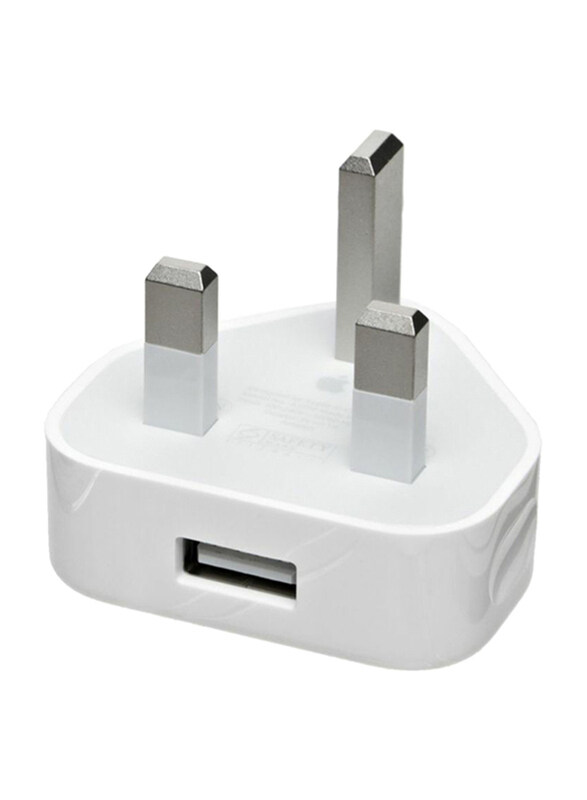 

Apple USB Power UK Wall Adapter, White