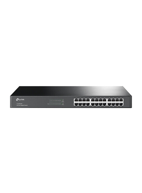 

TP-Link TL-SG1024 24-Port Gigabit Rackmount Switch, Black