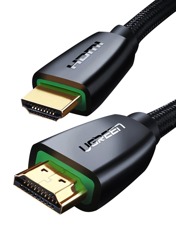 Ugreen 5-Meter High-End HDMI Cable with Nylon Braid, HDMI Male to HDMI, Black