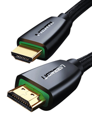Ugreen 5-Meter High-End HDMI Cable with Nylon Braid, HDMI Male to HDMI, Black