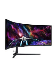 Samsung 57 Inch Odyssey Neo G9 G95NC Dual UHD Curved Gaming Monitor, LS57CG952NMXUE, Black, Middle East Version