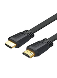 Ugreen 2-Meter HDMI 2.0 Flat Cable, HDMI Male to HDMI, Black