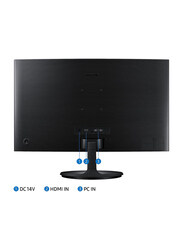 Samsung 24 Inch S3 S36C Essential Full HD Curved Monitor, LS24C360EAMXUE, Black