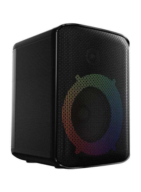 HiFuture Event Dancing Light Portable Bluetooth Party Speaker, Black