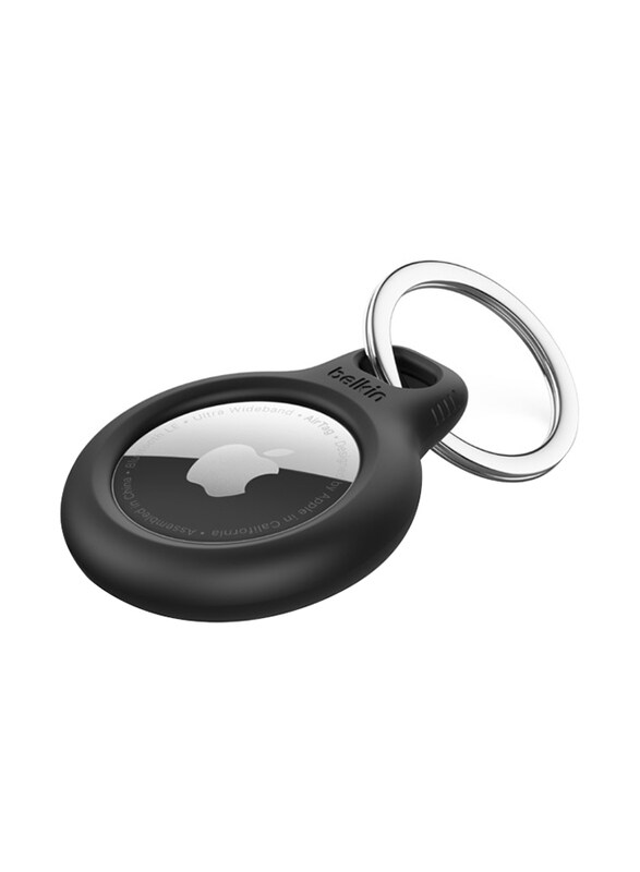 

Belkin Apple AirTag Secure Holder with Key Ring, Scratch Protection, Black