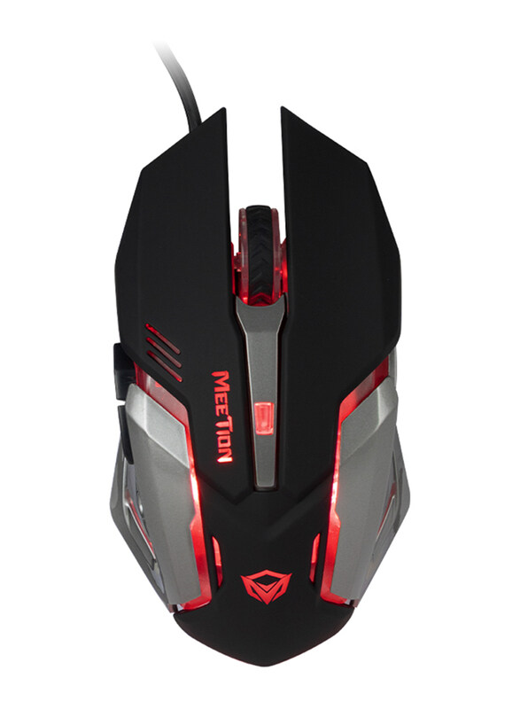 

Meetion M915 Entry Level PC Backlit Wired Optical Gaming Mouse, Black