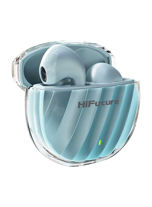 

Hifuture Flybuds 3 Bluetooth In-Ear Noise Cancelling ENC Earbuds, Blue