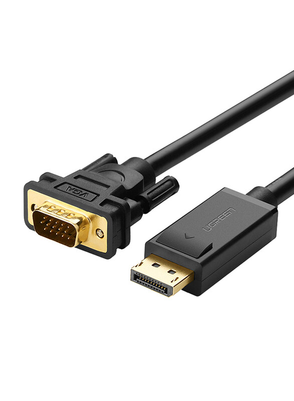 

Ugreen 2-Meter DP Male to VGA Male Cable for Laptop, Computer, PC to HDTV, Projector, Display, Monitor, Black