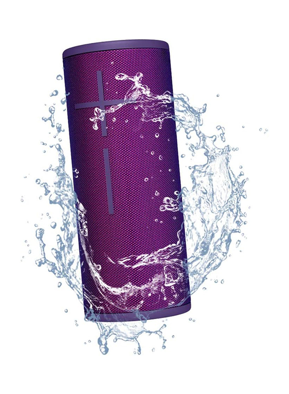 Ultimate Ears Boom 3 Portable Bluetooth Speaker, Purple