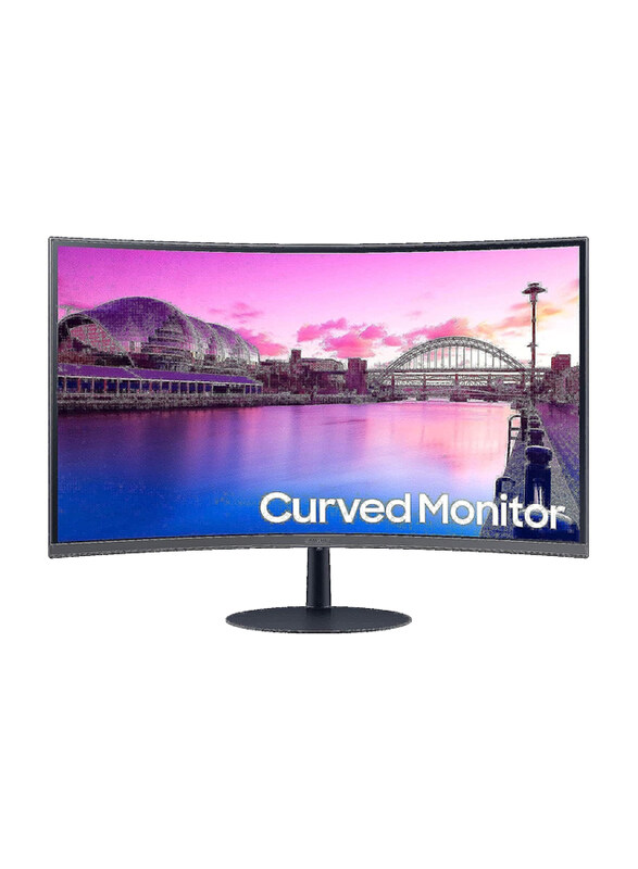 Samsung 27 Inch Bezeless Curved Full HD Monitor With 1000R Display, LS27C390EAMXUE, Black