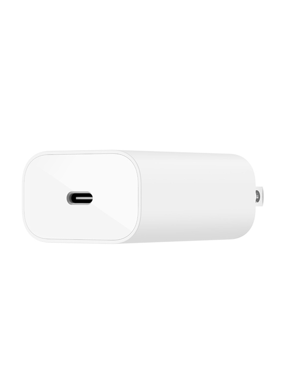 Belkin USB-C PD PPS Wall Charger, 25W, White