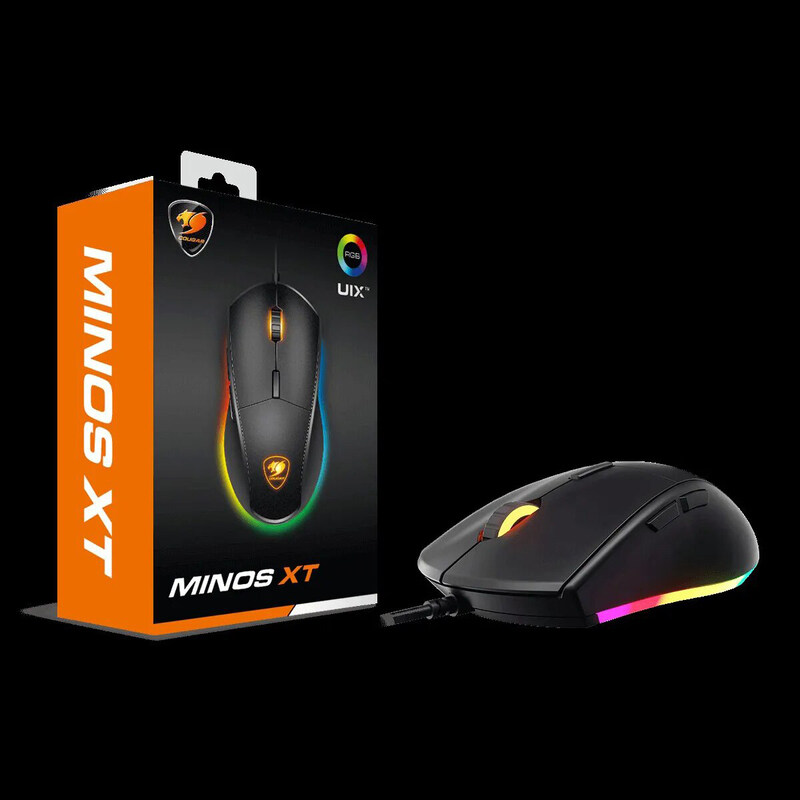

Multiple Cougar Minos XT Wired Optical Gaming Mouse, Black