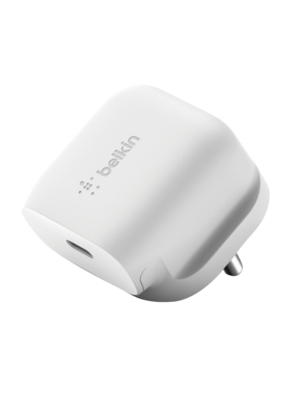 Belkin PD USB-C Home Wall Charger, 20W, White