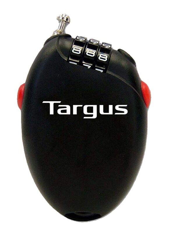 

Targus Retractable Travel Cable for Laptops, Black