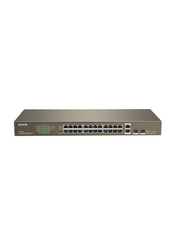 

Tenda 24-Port 10/100Mbps Unmanaged Switch, TEF1026F, Grey