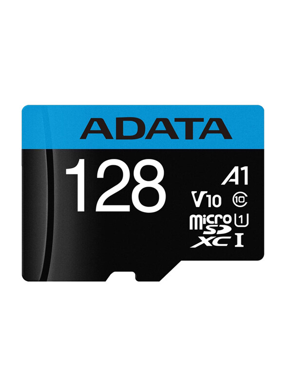 

Adata 128GB Premier UHS-I MicroSDXC Memory Card with Adapter, 100MB/s, Black