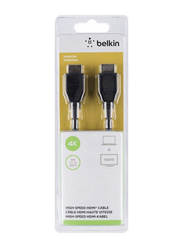 Belkin 5-Meters HDMI Nickel Audio Connector Cable, HDMI to HDMI, Black