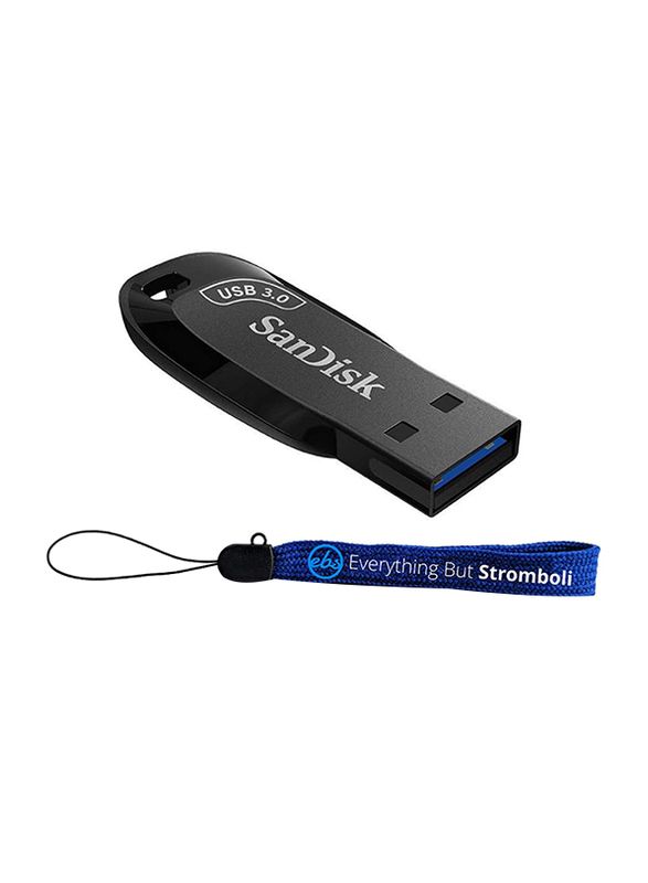 SanDisk 64GB Ultra Shift USB 3.0 Flash Drive, Black
