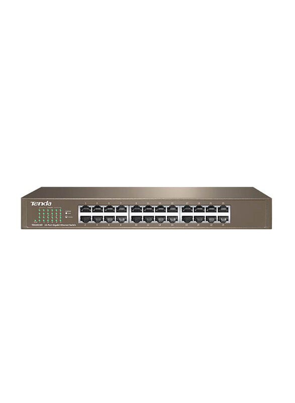 

Tenda V7.0 24-Port Gigabit Ethernet Switch, TEG1024D, Grey