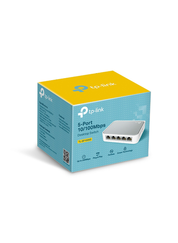 TP-Link TL-SF1005D 10/100Mbps Desktop Switch, White