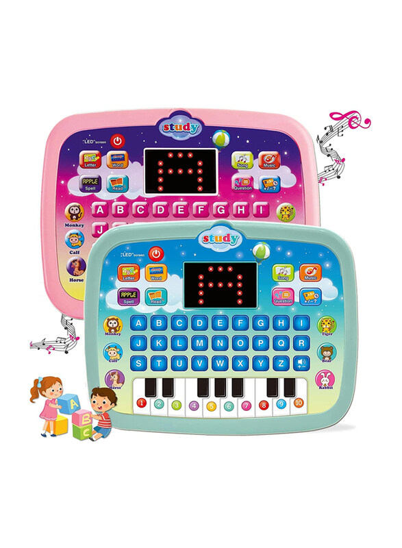 

Generic Kids Early Development Interactive Electronic Tablet with Teach Alphabet Numbers Word Music Math, Ages 3+, Assorted