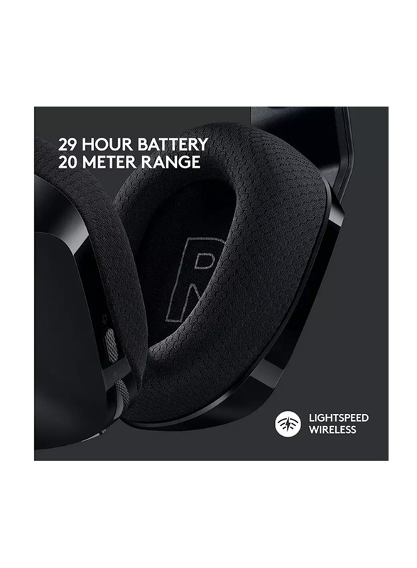 Logitech G733 Wireless Gaming Headset, Black