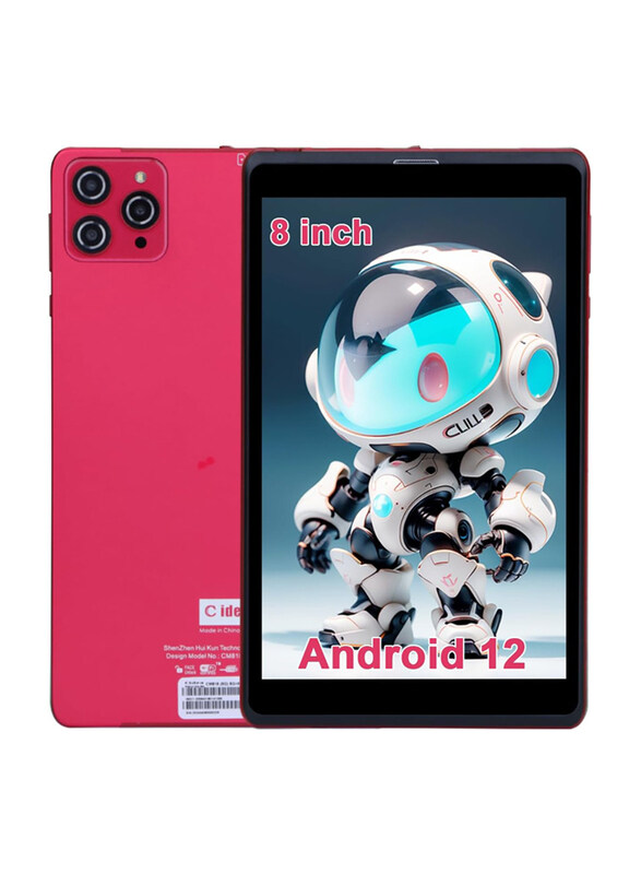 

C idea CM818 512GB Red 8-Inch Tablet, 8GB RAM, 5G