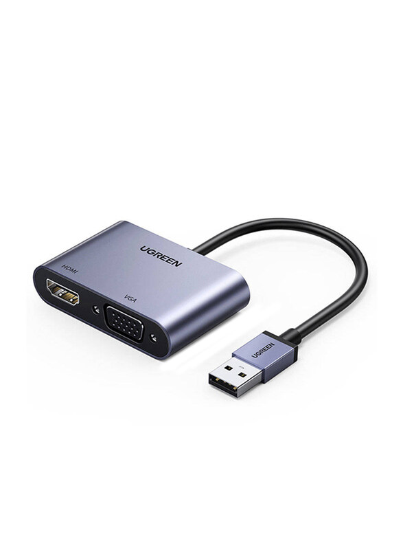 

Ugreen Converter Cable, HDMI to HDMI VGA, Grey