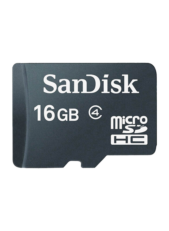 

SanDisk 16GB Class 4 MicroSDHC Flash Memory Card, Black