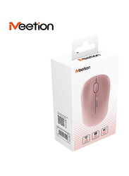 Meetion R545 Wireless Optical Mouse, Pink