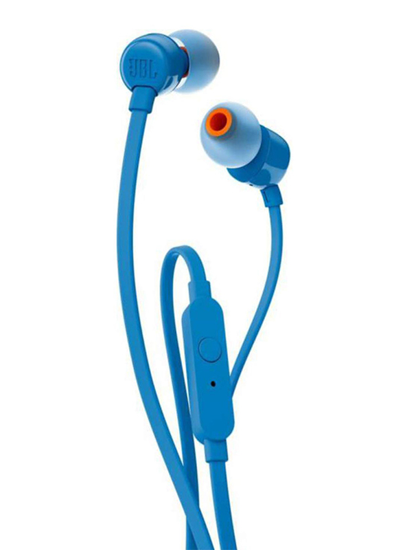 JBL Tune 110 3.5mm Jack In-Ear Earphones with Mic, Blue